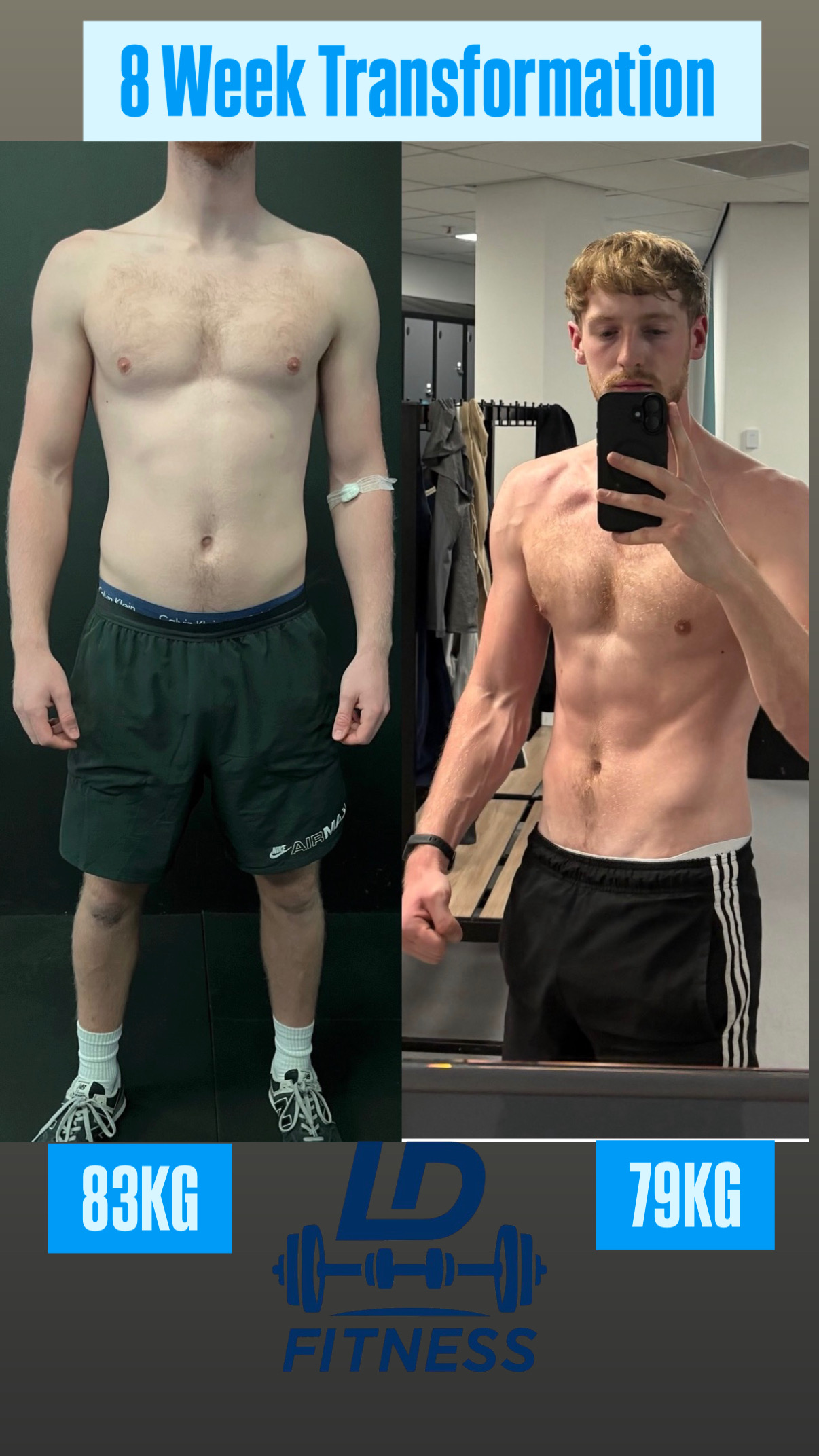 Fin LD Fitness transformation